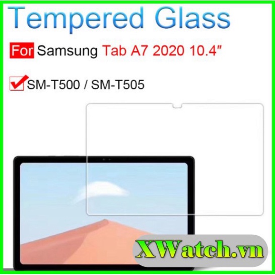 Kính cường lực Samsung Galaxy Tab A7 2020 10.4inch T500 T505 , Tab A7 lite 2021 bảo vệ màn hình máy tính bảng chống vỡ