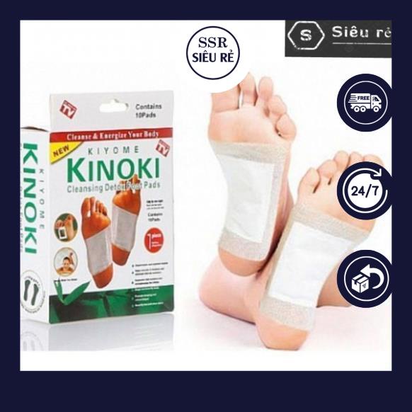 HỘP 10 MIẾNG DÁN CHÂN GIẢI ĐỘC KINOKI (PD1013)