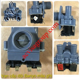 Combo 2 Van Cấp Nước Đôi Máy Giặt Sanyo (Mầu Ghi)