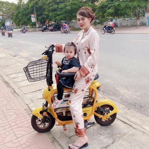 Xe Điện Lihaze Mini Gấp Gọn | Khuyến mãi tặng kèm giỏ sắt -  Xe Điện HOT