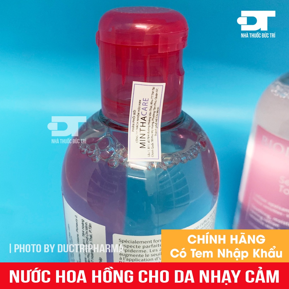 Nước hoa hồng dưỡng ẩm cho da nhạy cảm Bioderma Sensibio Tonique