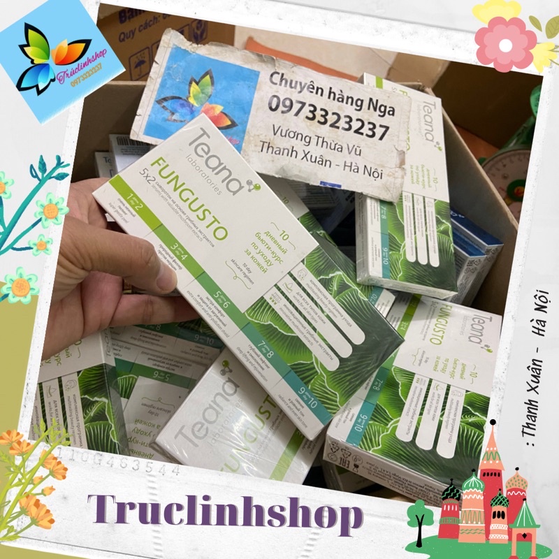 Liệu trình Peeling thay da Teana- đẹp trong 10 ngày FUNGUSTO Teana 10 ống 20ml