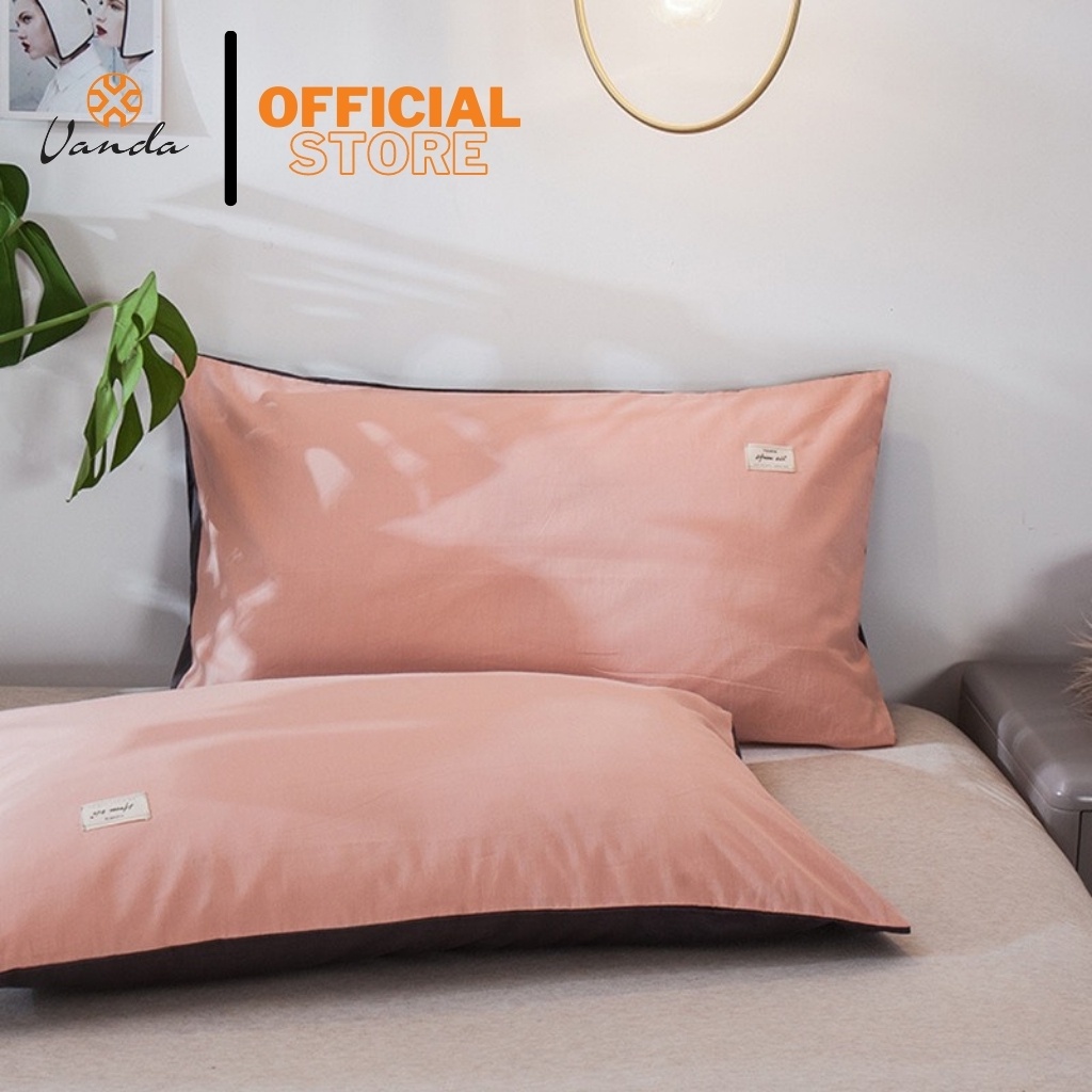 Vỏ gối Đầu Cotton Tici TC hàng nhập khẩu đủ kích thước 35x50 45x65 50x70 nhiều màu sắc