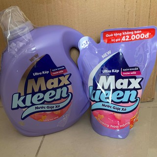 Nước giặt xả Maxkleen Hương Hoa Nắng chai 2.4kg