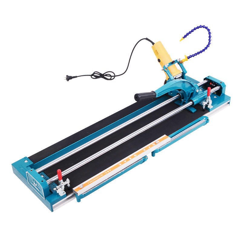 Máy cắt gạch tay đẩy mài mòi 1m tặng kèm máy cắt + bơm nước mini + lưỡi cắt gạch sơ cua