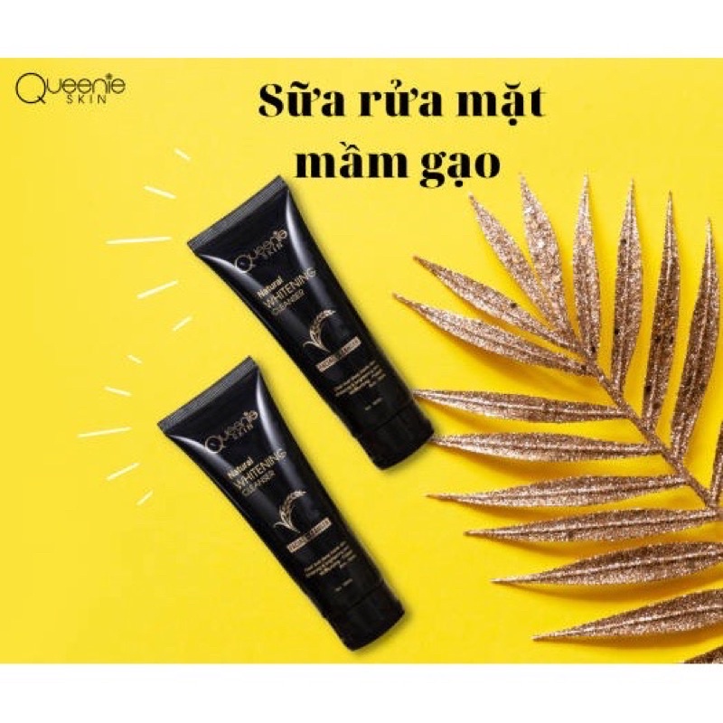 Sữa rữa mặt mầm gạo Queenie Skin chính hãng