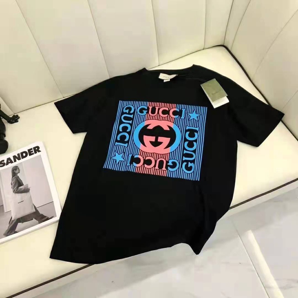 Áo thun tay lỡ Gucci vuông cho bé &amp; gia đình,áo thun unisex,Samyy_vn