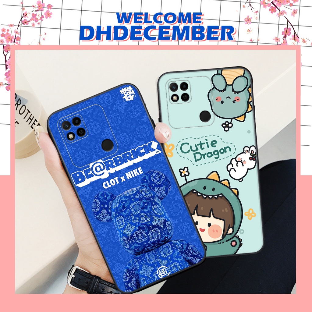 Ốp lưng Xiaomi REDMI 10A - BẢO VỆ CAMERA in hình 3D lucky, gấu Brick xinh xắn - KHÔNG NÊN BỎ LỠ