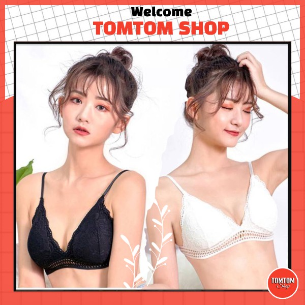 Áo lót ren bralette không gọng nâng ngực AL01