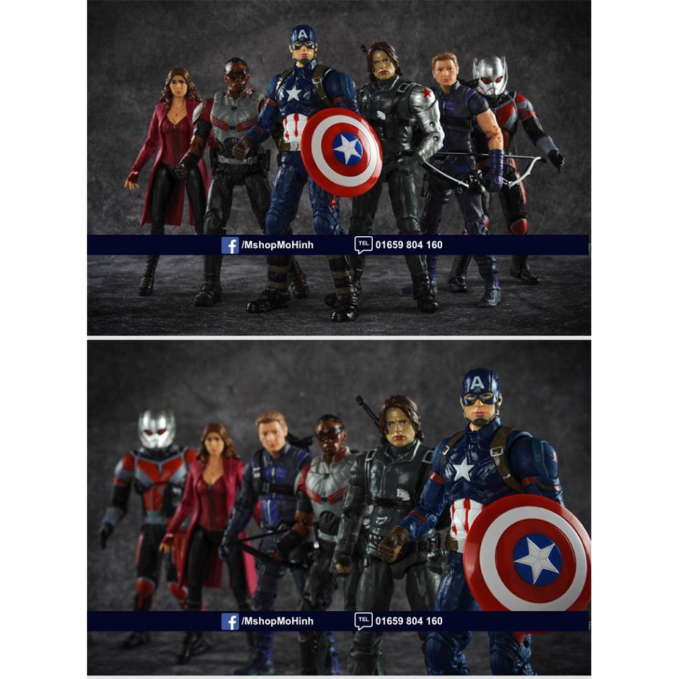 Mô hình đồ chơi nhân vật Iron man, Cap Captain, Thor, Strange, Black Widow  hãng ZD toy - Avengers