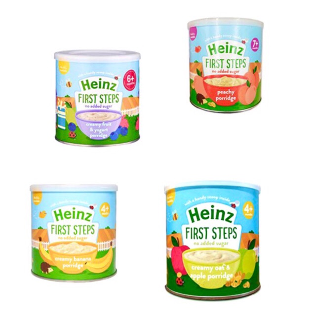 Bột ăn dặm Organic Heinz First Step hữu cơ cho bé từ 4 tháng tuổi