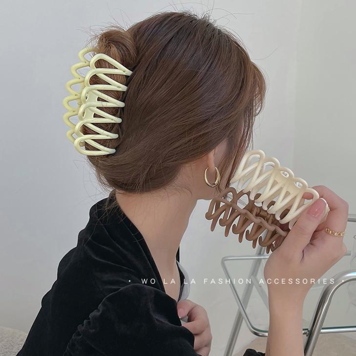 Kẹp tóc hình hoa trà cỡ lớn 2022 mới phong cách Nhật Hàn Quốc dành cho nữ