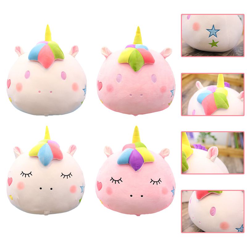 Chăn Gối Nhồi Bông Hình Kỳ Lân Hoạt Hình Đáng Yêu