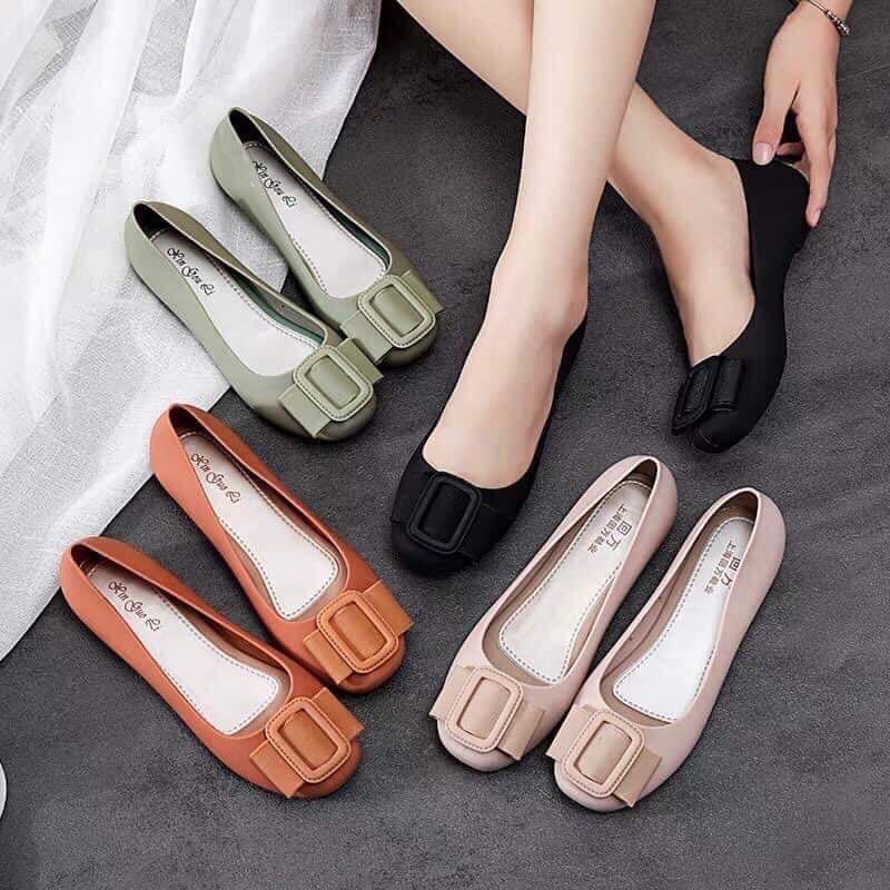 GIÀY BÚP BÊ NHỰA NƠ KHUYY