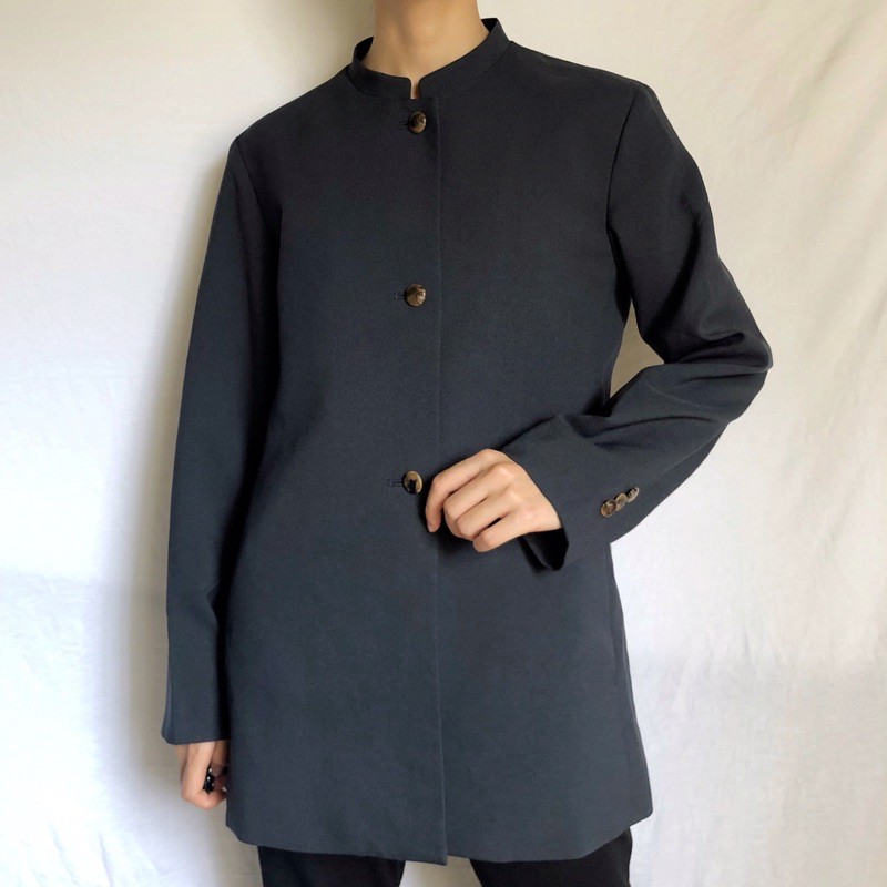 Vest blazer cổ tàu