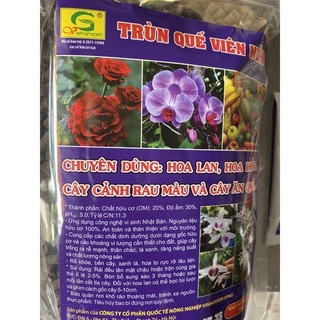 1kg phân trùn quế hữu cơ dạng viên nén