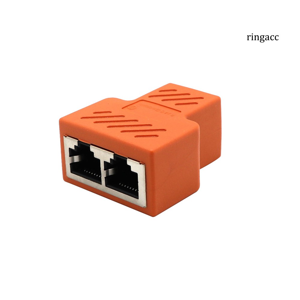 RC Đầu Chia Mạng Lan Chia 1 Thành 2 Cat5 / 6 / 7 Rj45