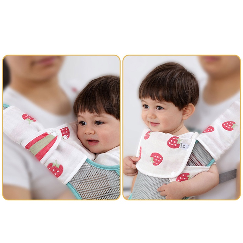 Yếm Ăn Cotton Mềm Mại Tiện Dụng Cho Bé Sơ Sinh