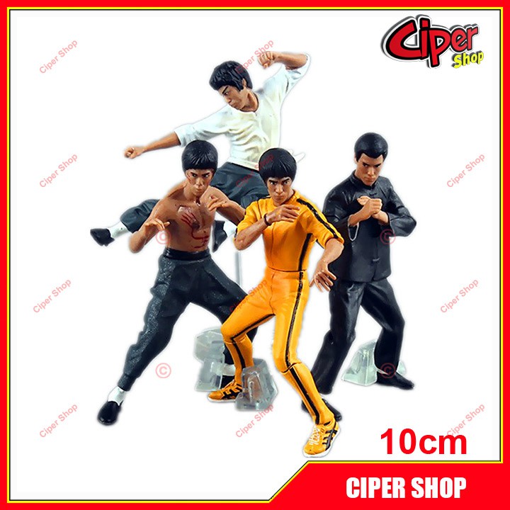 Bộ 4 nhân vật Lý Tiểu Long - Bruce Lee - Figure Bruce Lee