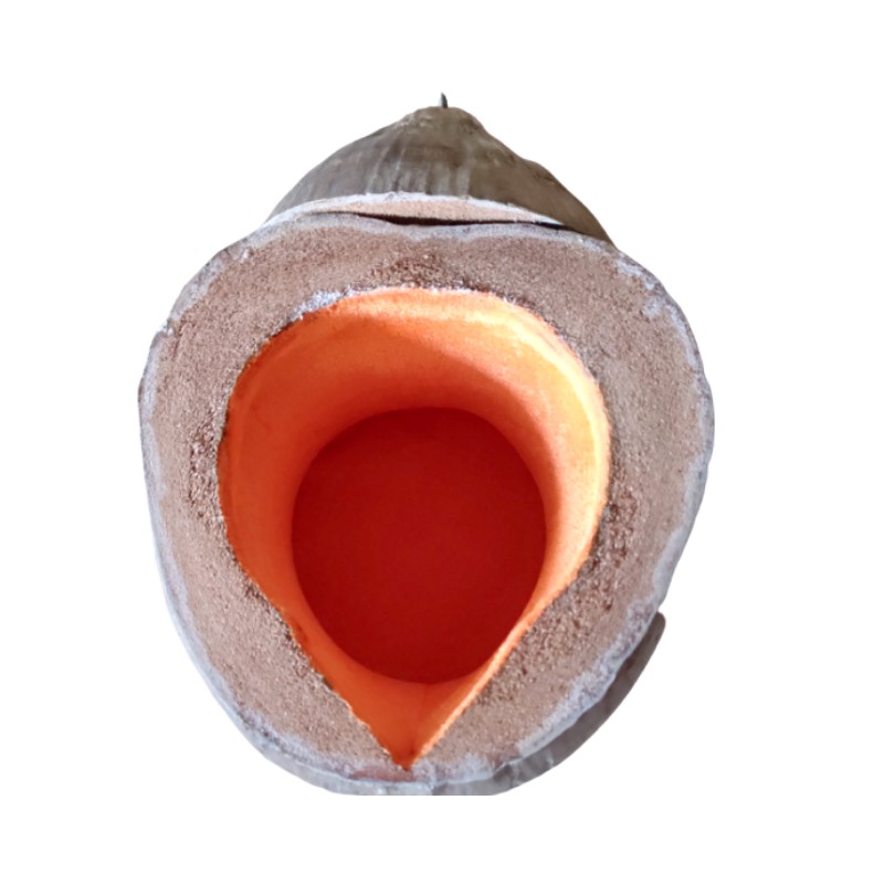 Vỏ Bình Trà Trái Dừa Không Sơn Màu Nguyên Thủy Của Trái Dừa Và Bình Trà 900 - 1000ml