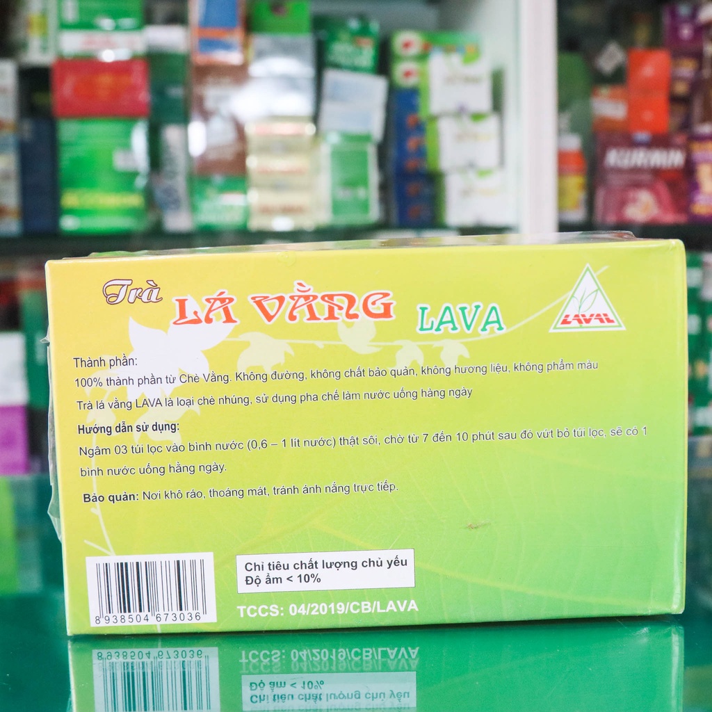 Trà Lá Vằng LAVA – Thanh nhiệt, mát gan, lợi sữa, giúp ngủ ngon (Hộp 30 túi)