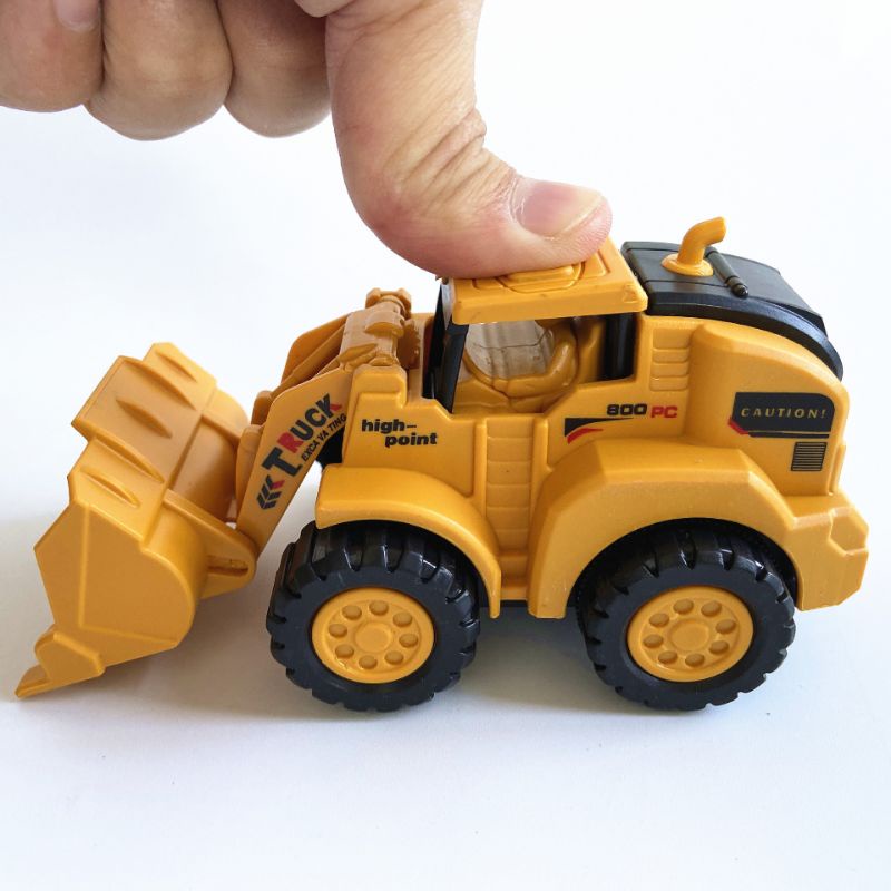 Đồ chơi xe công trình ấn đầu tự chạy nhựa Abs