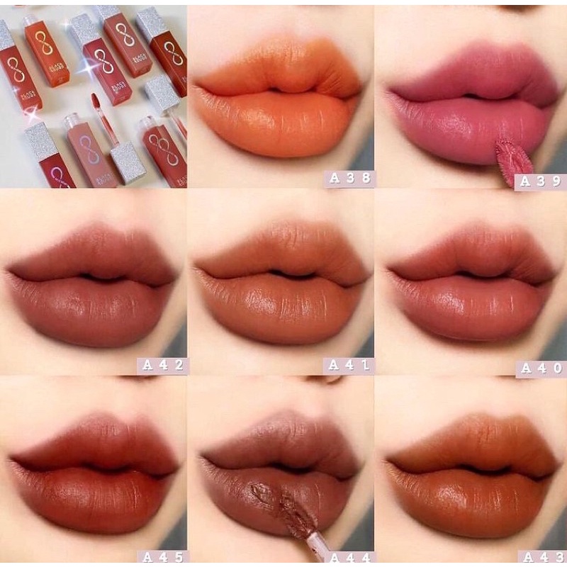 Son kem lỳ Black Rouge Air Fit Velvet Tint 8