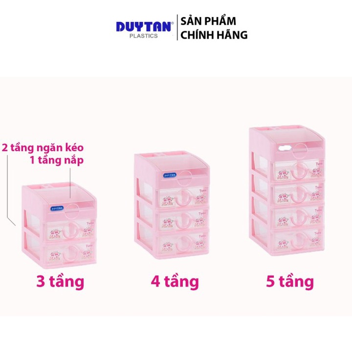 Tủ nhựa mini Duy Tân Tomi Nhỏ 3/4/5 tầng