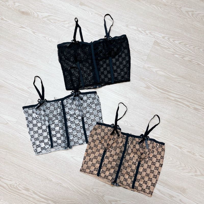 Áo 2 dây croptop phối lưới siêu tôn da tôn dáng ( kèm ảnh thật)