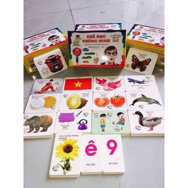 Thẻ học thông minh song ngữ Anh - Việt