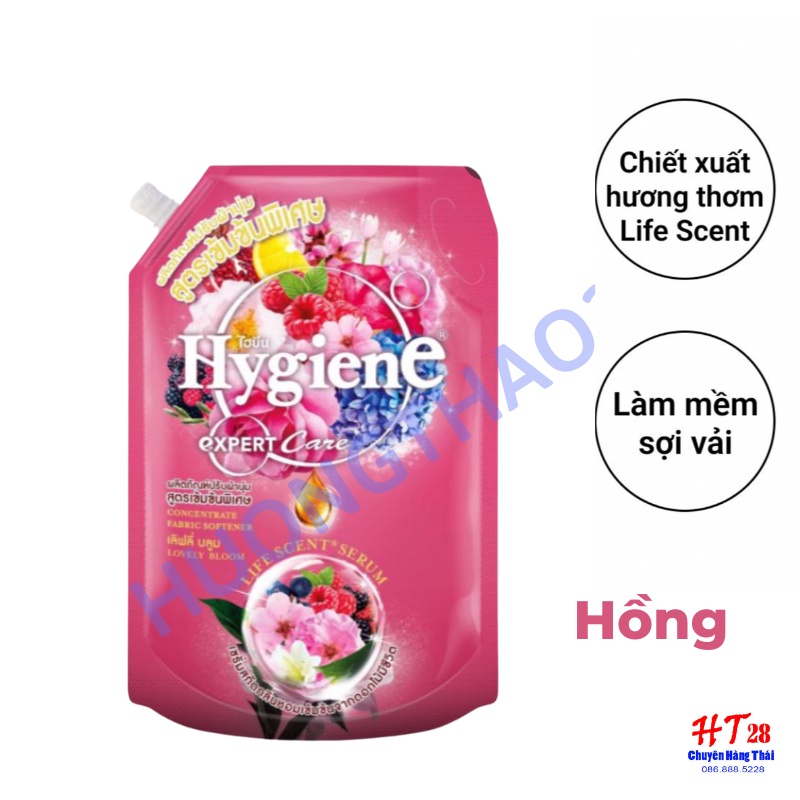 [Cao Cấp] Nước xả vải Hygiene Thái lan 1150ml Cao cấp hương thơm tự nhiên bảo vệ sợi vải Huongthao28