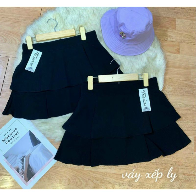 Váy xếp ly 2 tầng ( có quần bên trong)