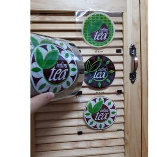 CUỘN KEO DÁN MIỆNG LY TRÀ SỮA (TEA XANH)