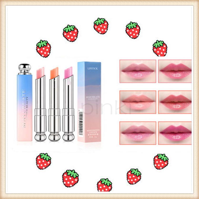 (Hàng Mới Về) Son Dưỡng Môi Hồng Hào Đổi Màu Theo Nhiệt Độ Kháng Nước Lâu Trôi