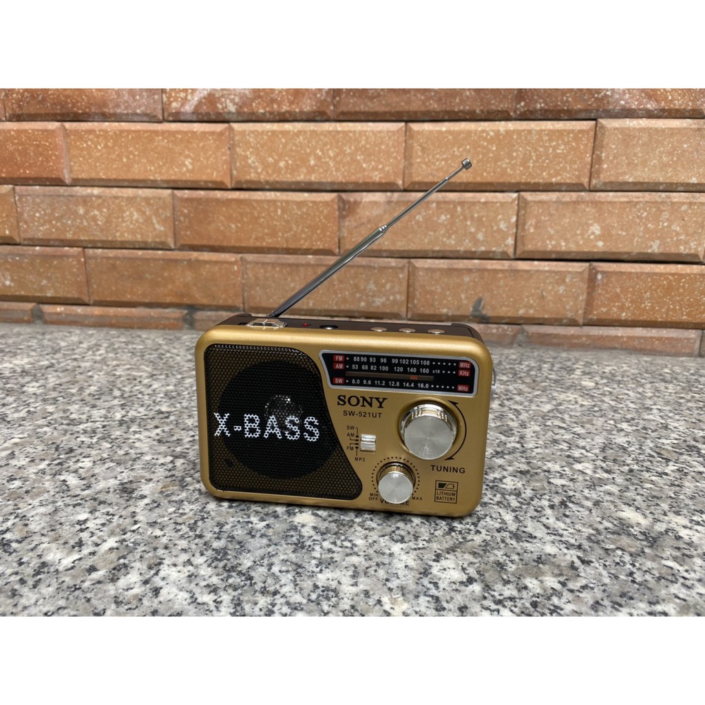 ĐÀI FM RADIO SONY SW-521UT DÀNH CHO NGƯỜI GIÀ