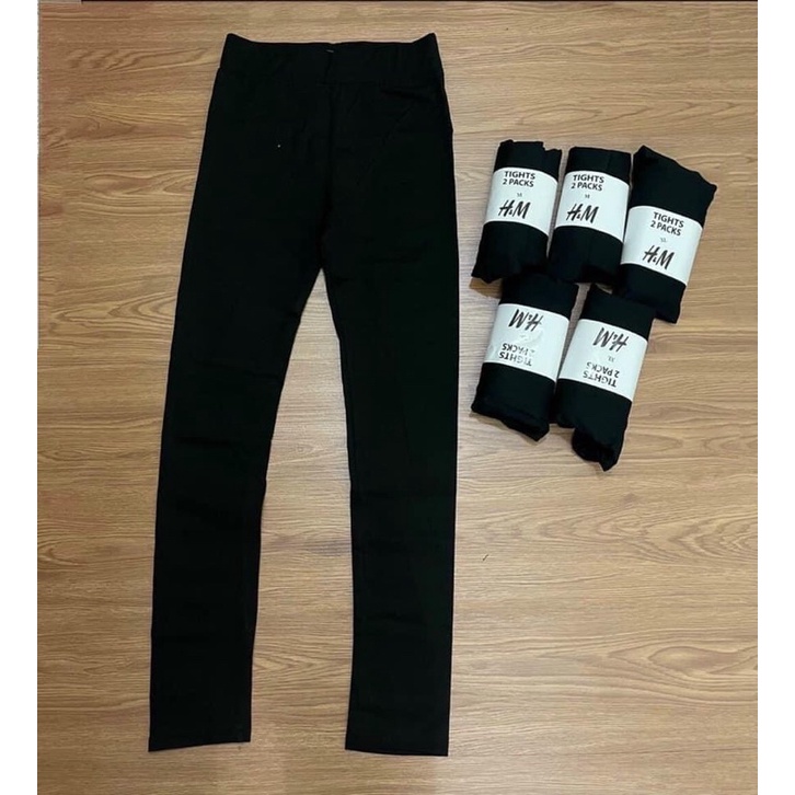 QUẦN LEGGING H M CHẤT COTTON CO GIÃN