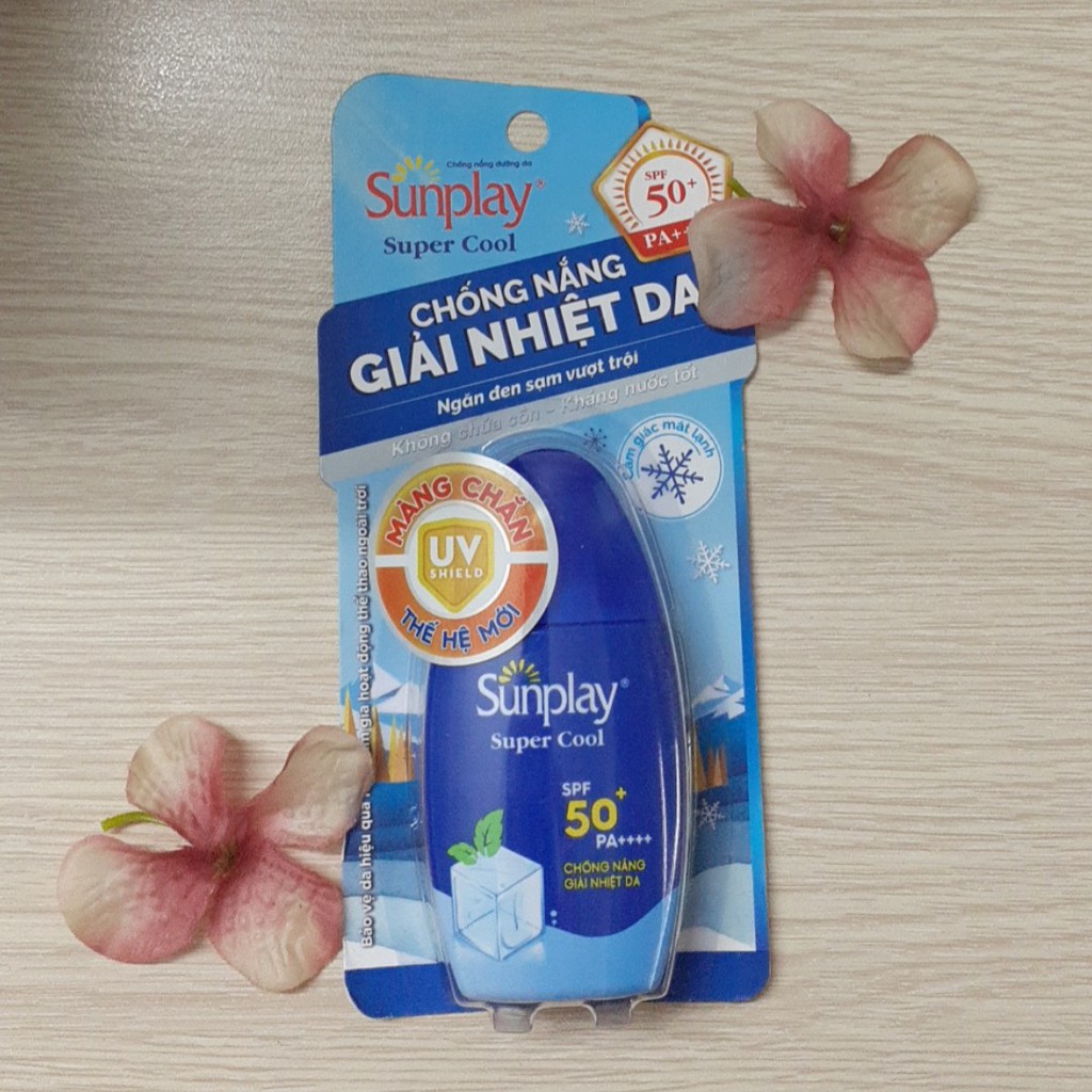 SUNPLAY CHỐNG NẮNG MÁT LẠNH SUPER COOL 30g SPF50+ - Rohto