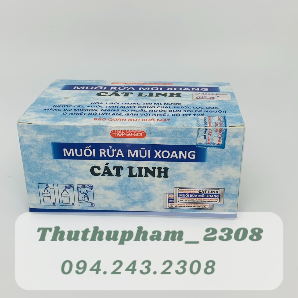 MUỐI RỬA MŨI XOANG CÁT LINH