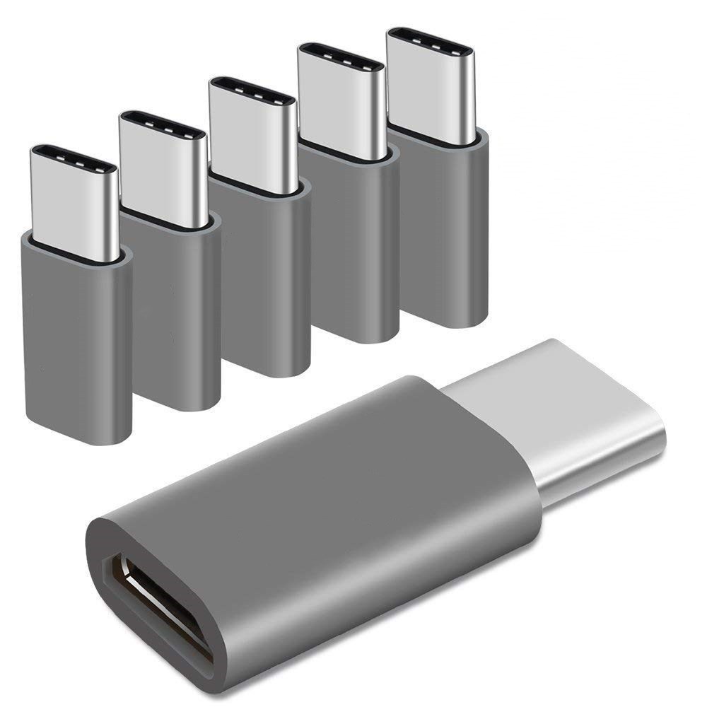 Đầu chuyển đổi chân Micro USB (Cái) sang Type C [OTG] kết nối bao da bàn phím và xạc