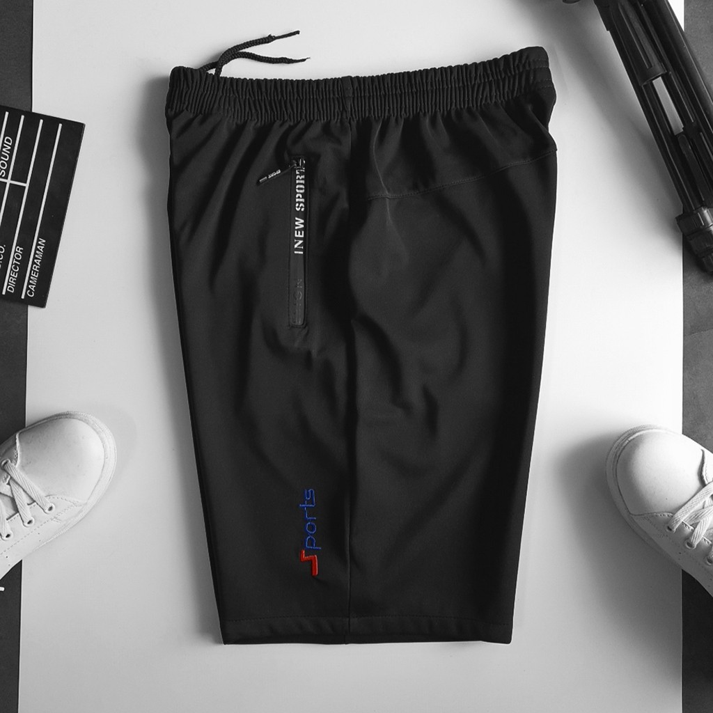 Quần Short thun nam thể thao khóa chống nước cao cấp, QS339 | BigBuy360 - bigbuy360.vn