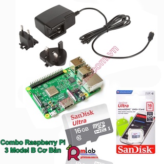 Combo raspberry pi 3 model b cơ bản hàng chính hãng