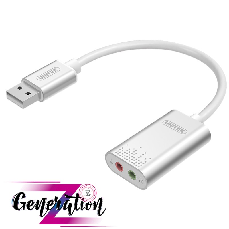 USB SOUND UNITEK (Y-247A) - CÁP CHUYỂN USB 2.0 RA SOUND UNITEK (Y-247A)