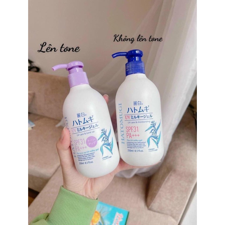 Sữa Dưỡng Thể Mềm Mịn Da Hatomugi 250ml - Nhật Bản
