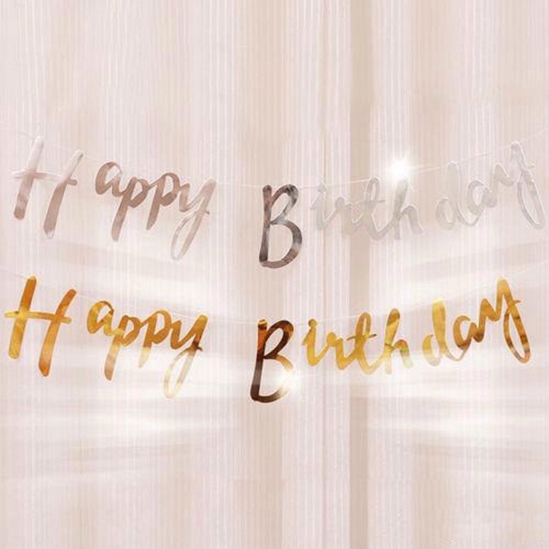 Dây Cờ Treo In Chữ Chúc Mừng Sinh Nhật Cho Bé