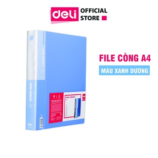 File còng nhẫn a4, 2 còng 4cm - deli 5387