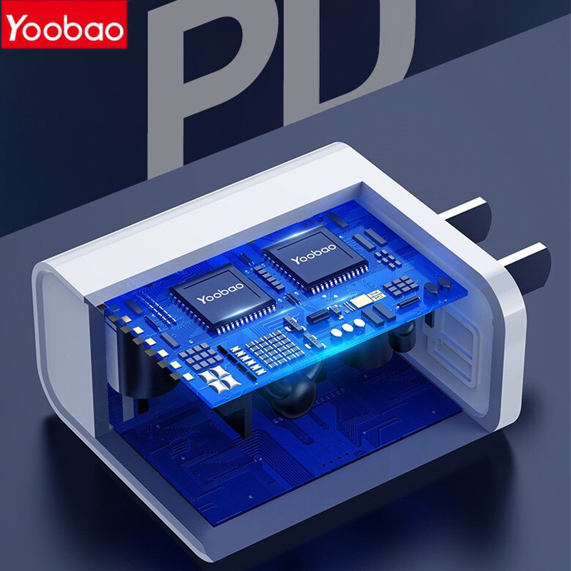 Củ sạc cổng nhanh Yoobao U56 cổng Type-C Sạc nhanh PD20W.