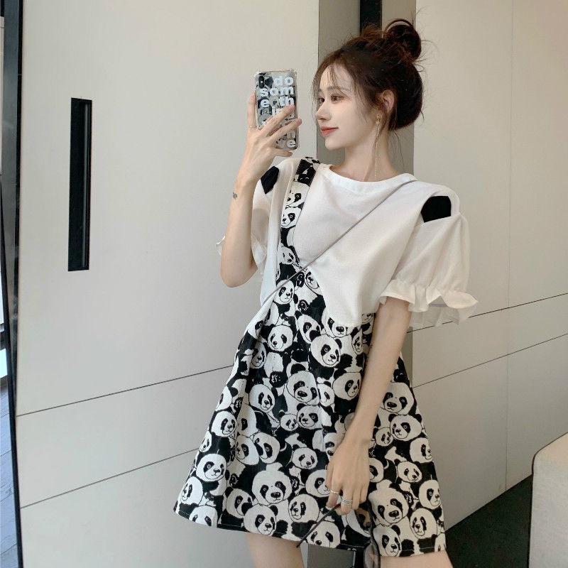 Đầm Nữ Dáng Rộng Họa Tiết Hoa Phong Cách Ngọt Ngào