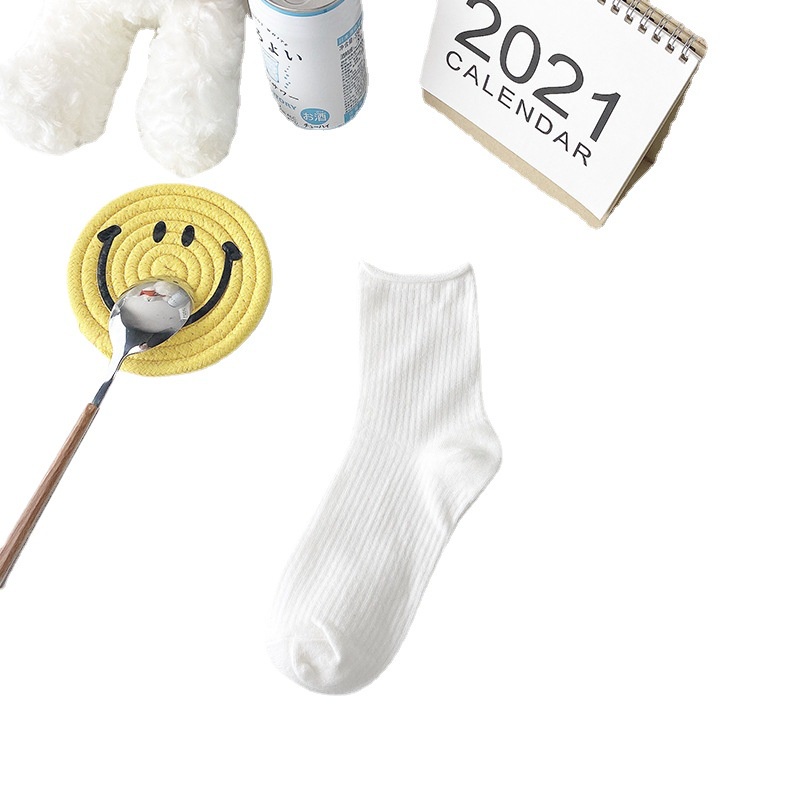 Tất ren WAFNHA KAFU D553 màu trắng dễ thương cho phụ nữ