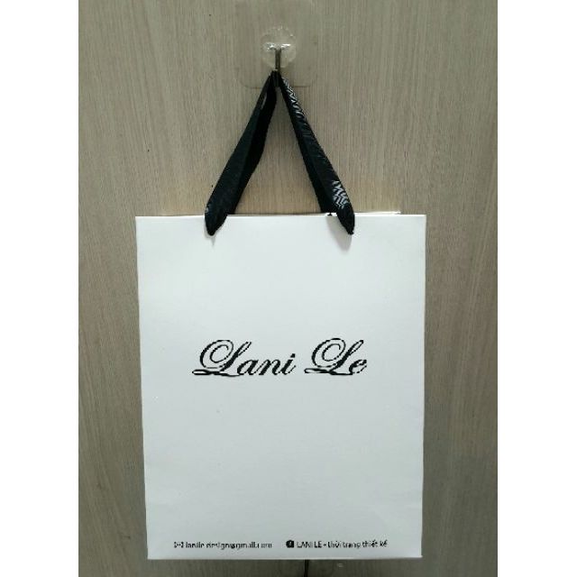 100 Túi in size L phom dọc 20x25x8 (giấy ivory dày) | BigBuy360 - bigbuy360.vn