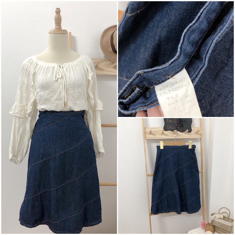 Chân váy hiệu size S vintage